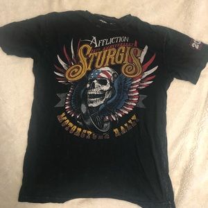 Affliction t shirt size large